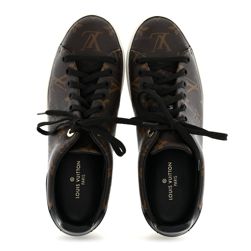 Patent Monogram Frontrow Sneakers 37