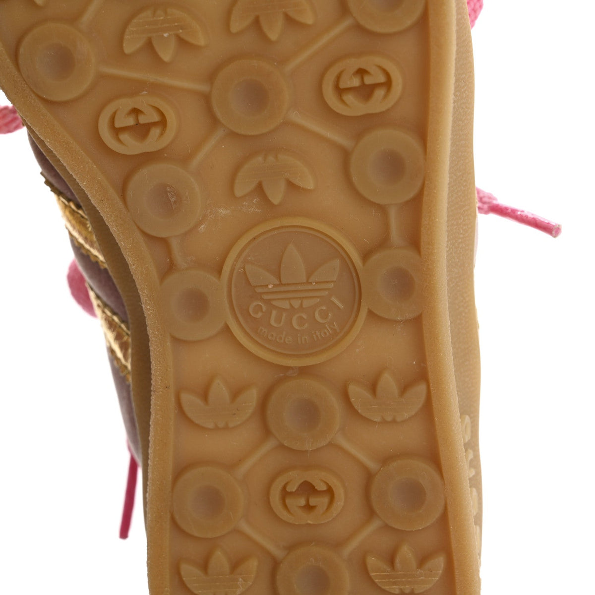 X ADIDAS Softy Velvet Suede Madeira Demetra Womens Gazelle Sneakers 4.5 Pink Gold