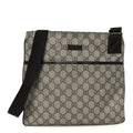 GG Plus Monogram Medium Flat Messenger Bag Dark Brown
