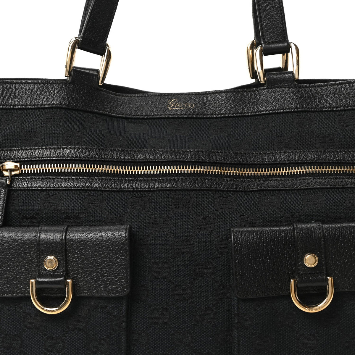 Monogram Abbey D Ring Tote Black