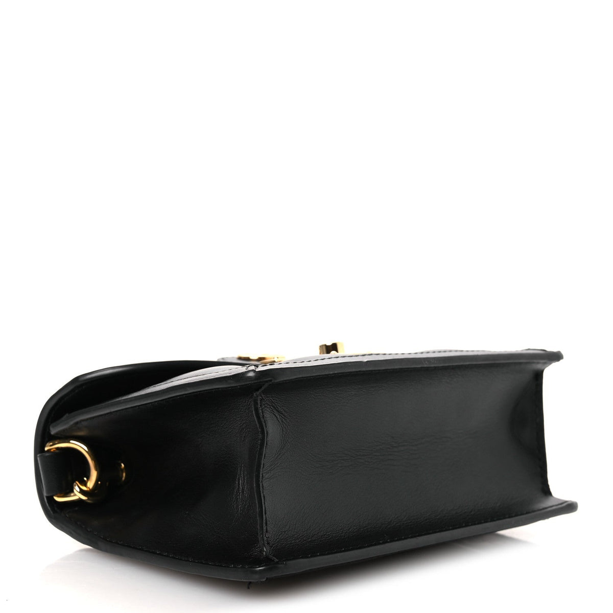 Calfskin GG Matelasse Mini Top Handle Shoulder Bag Black