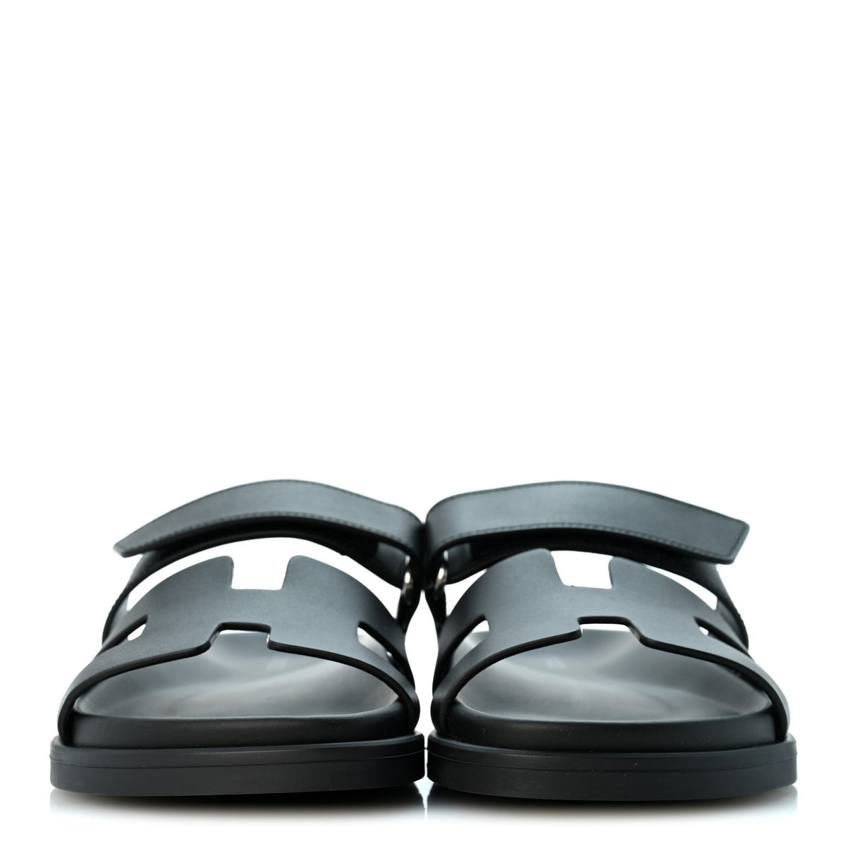 Calfskin Womens Chypre Sandals 36.5 Black