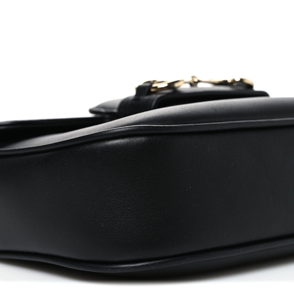 Arabella Calfskin Horsebit 1955 Shoulder Bag Black