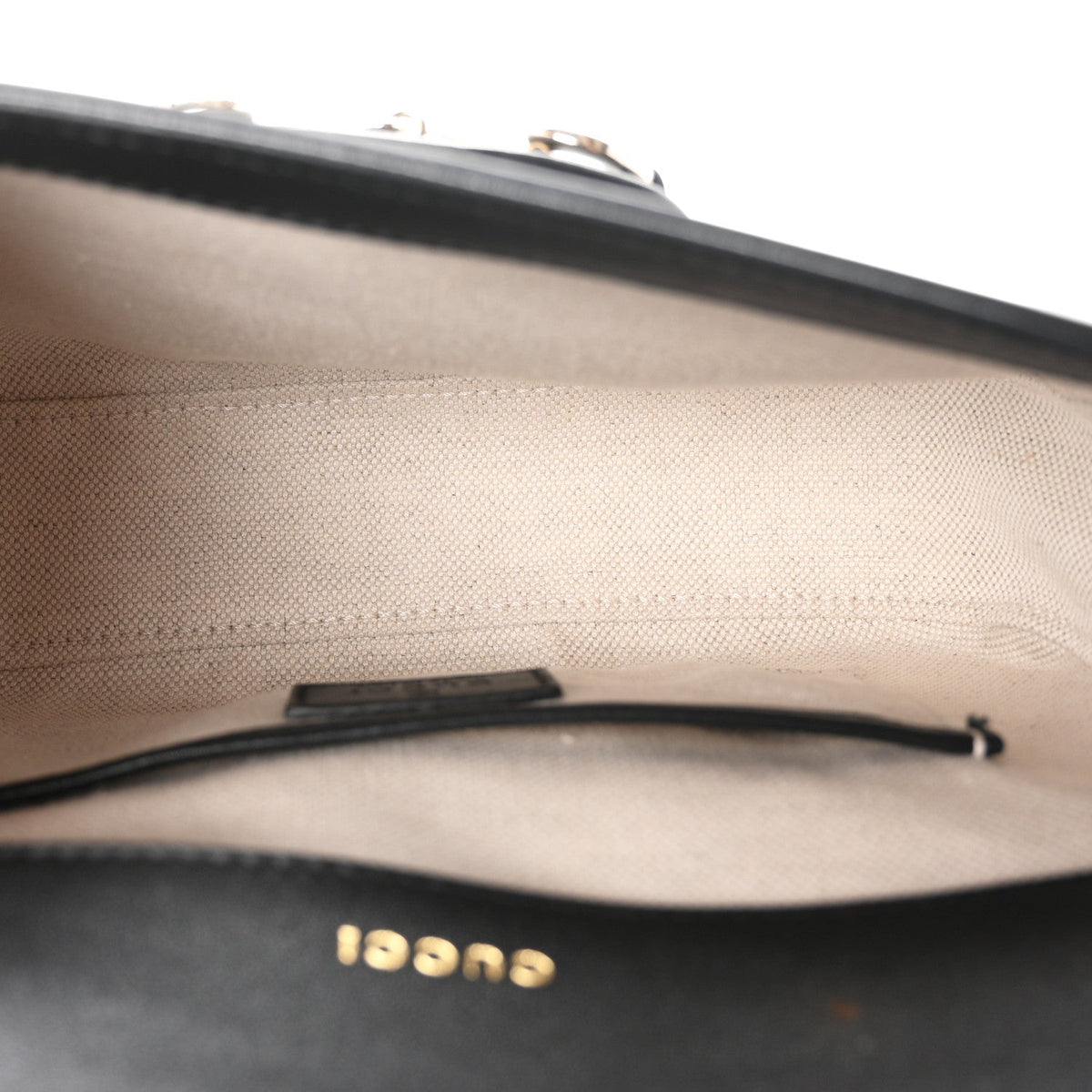 Arabella Calfskin Horsebit 1955 Shoulder Bag Black