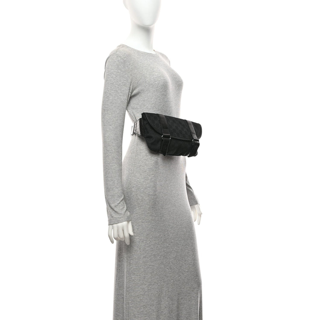 Monogram Waist Belt Bag Black