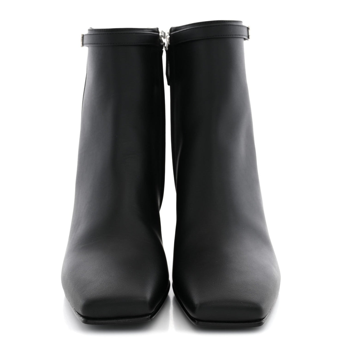 Calfskin Hommage Ankle Boots 36.5 Black
