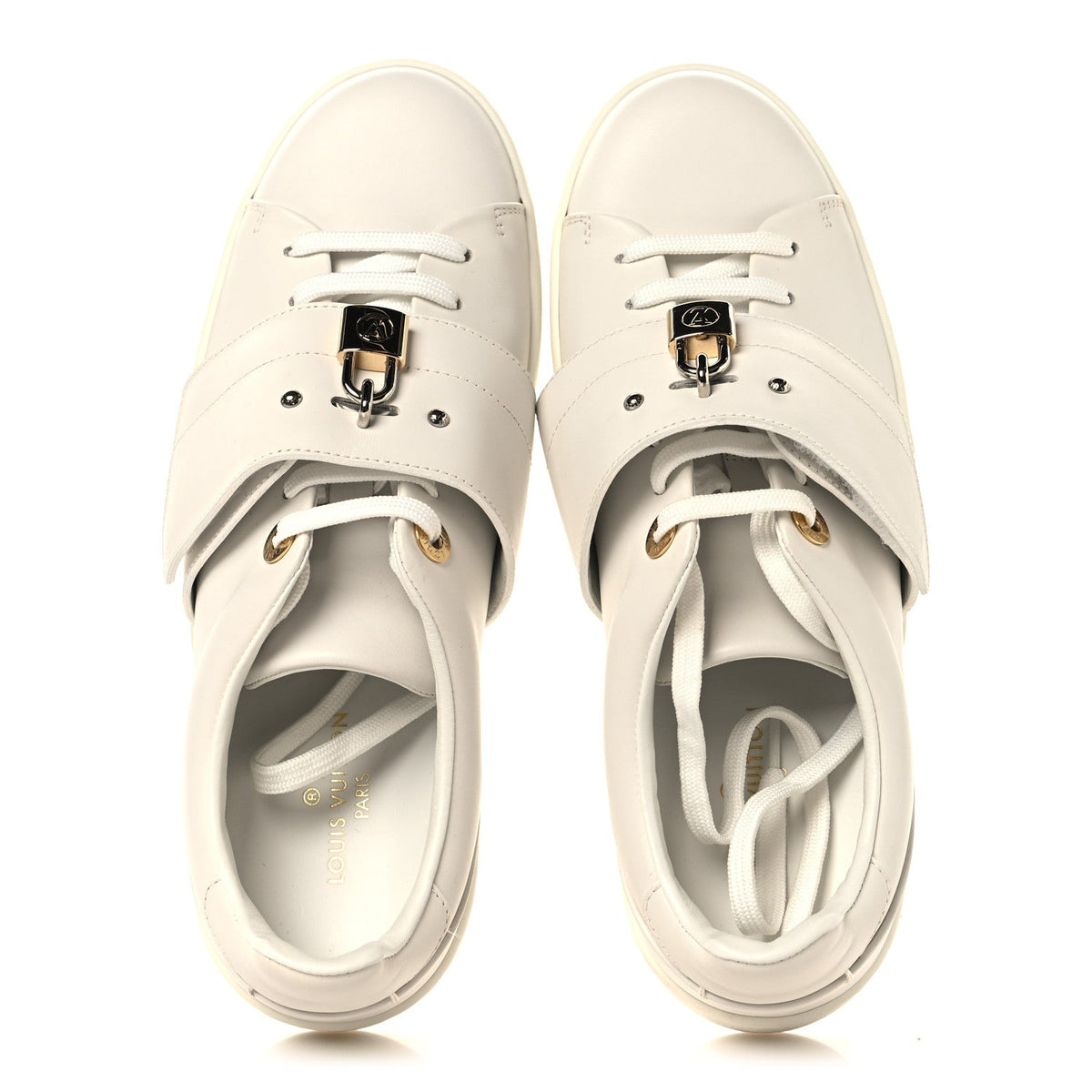 Calfskin Front Row Sneaker 36.5 White