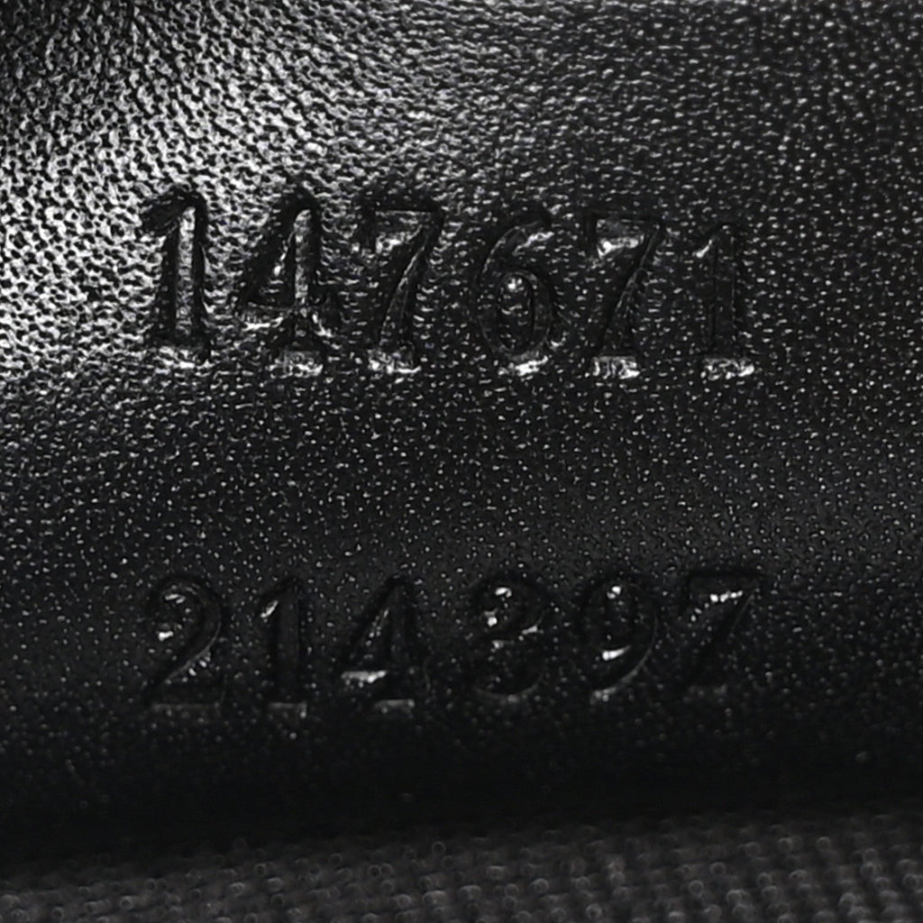 Monogram Small Perforated Messenger Black