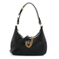 Goatskin Small Aphrodite Shoulder Bag Black