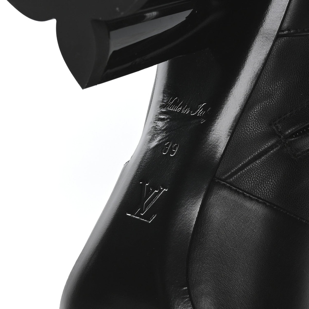 Calfskin Uniformes Silhouette Ankle Boots 39 Black