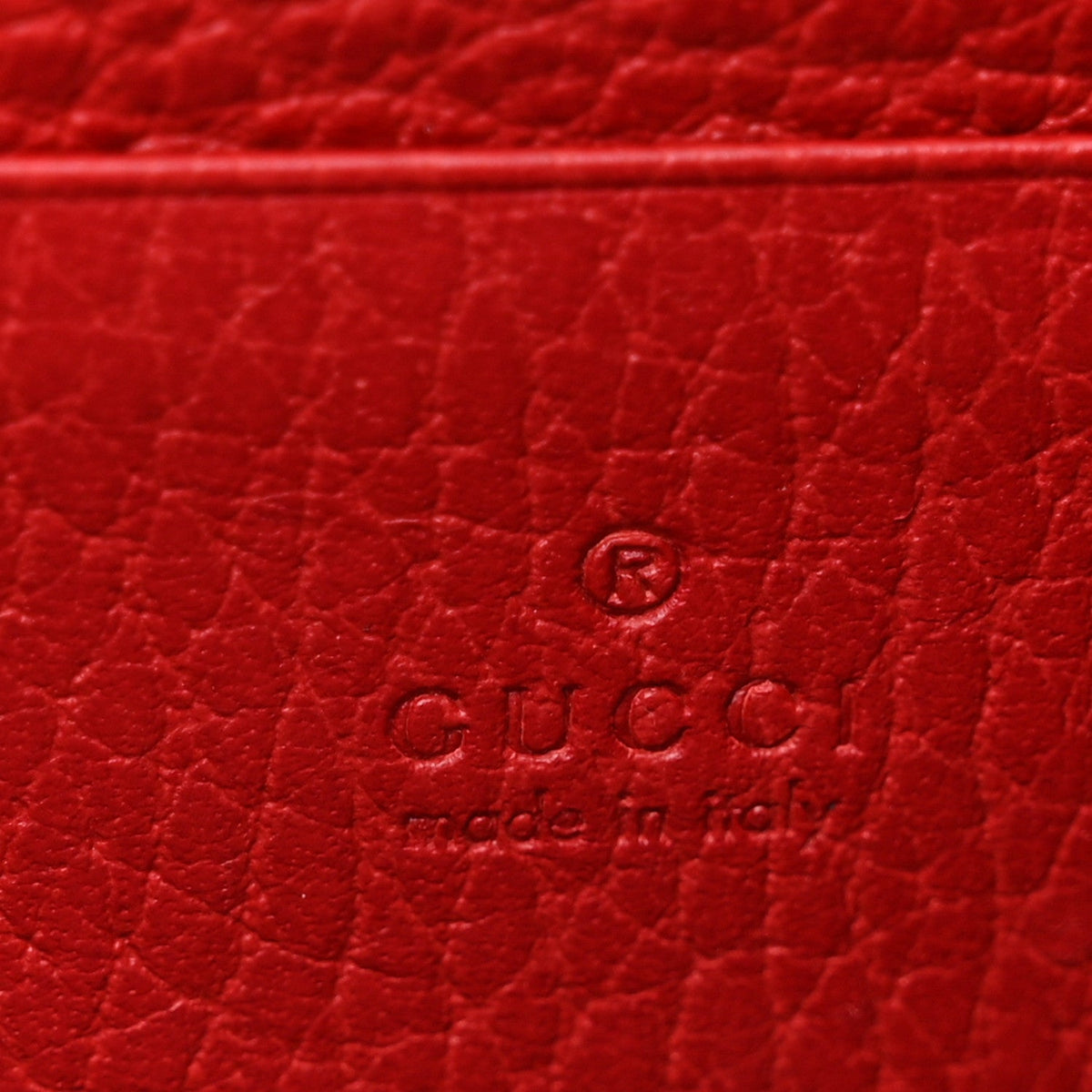 Calfskin Mini Dionysus Chain Wallet Hibiscus Red