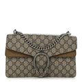 GG Supreme Monogram Small Dionysus Shoulder Bag Taupe