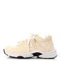 Nylon Suede Calfskin Printed CC Sneakers 37 White