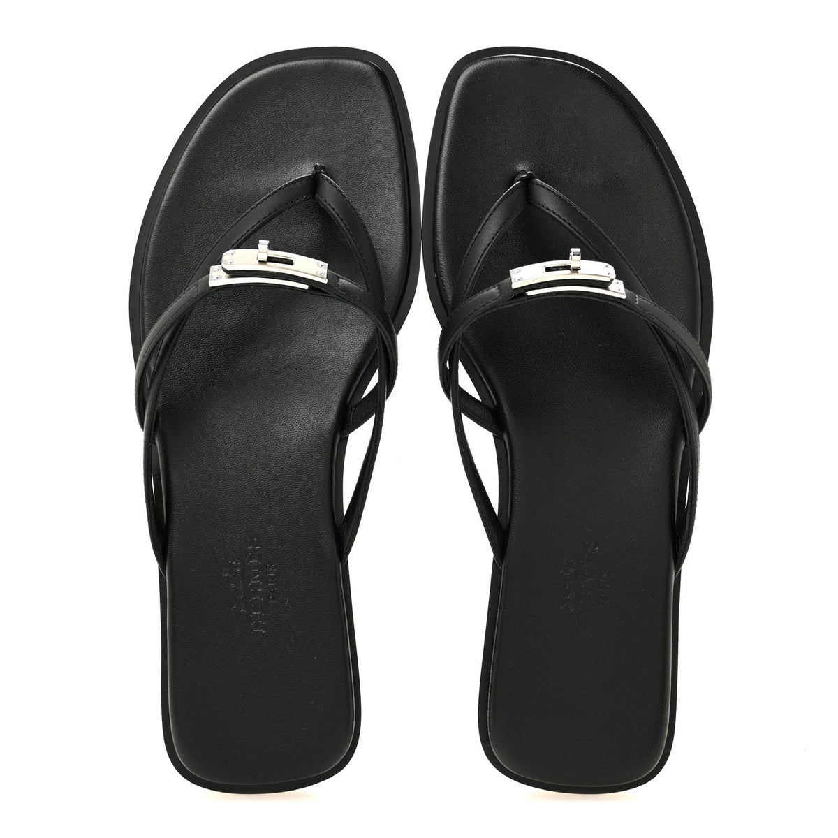 Calfskin Miss Sandals 36 Black