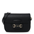 Arabella Calfskin Horsebit 1955 Shoulder Bag  Black