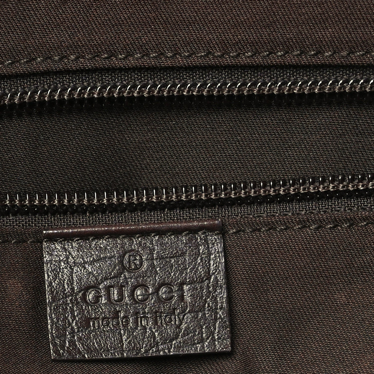 GG Plus Monogram Medium Tote Dark Brown