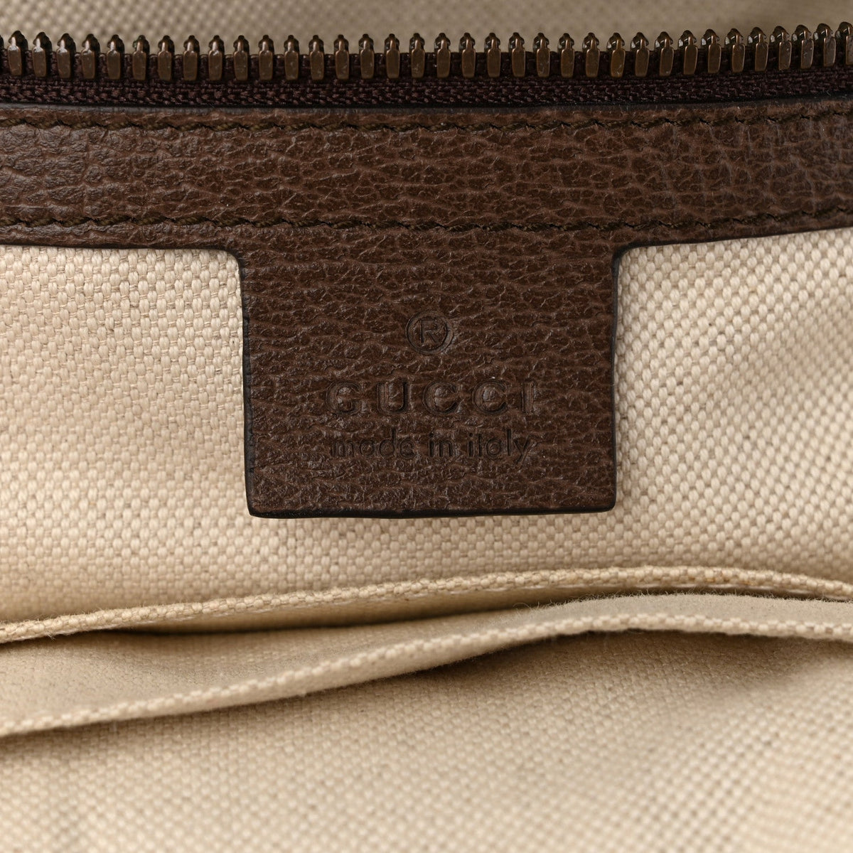 GG Supreme Monogram Calfskin Web Small Ophidia Day Backpack Beige Ebony New Acero