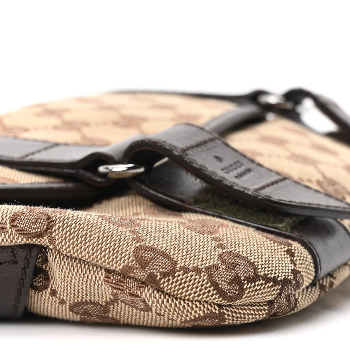 Monogram Waist Belt Bag Dark Brown