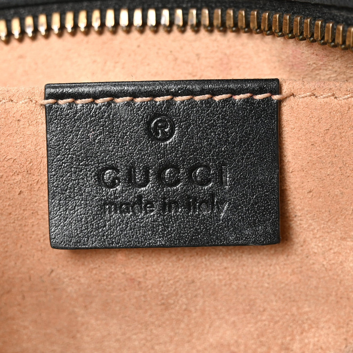 Calfskin Matelasse Small GG Marmont Chain Shoulder Bag Black