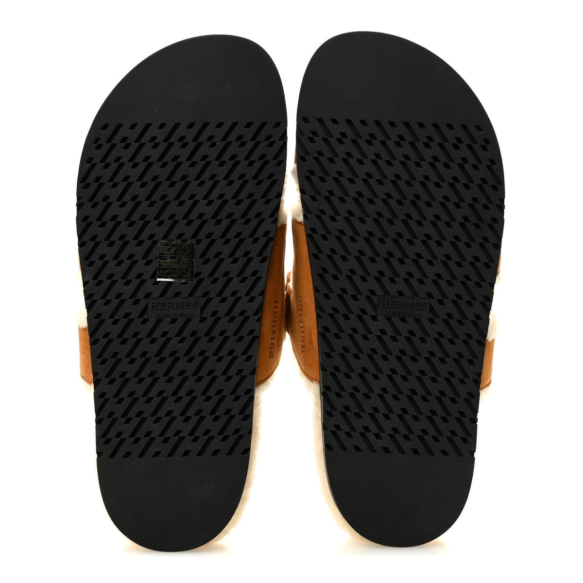 Suede Goatskin Woolskin Womens Chypre Sandals 40 Naturel Ecru