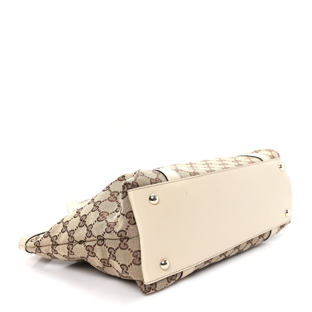 Monogram Medium Abbey Tote Off White