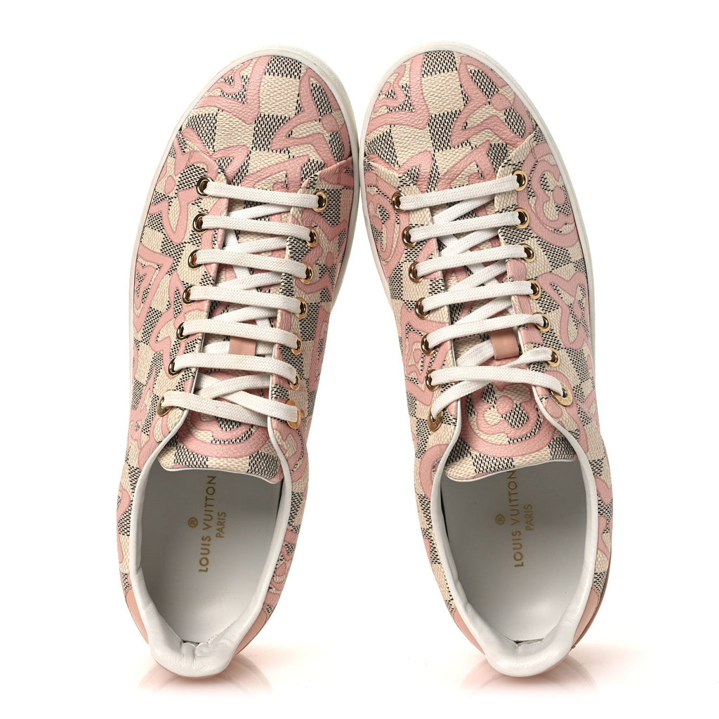 Damier Azur Tahitienne Bora Bora Sneakers 40 Rose Ballerine
