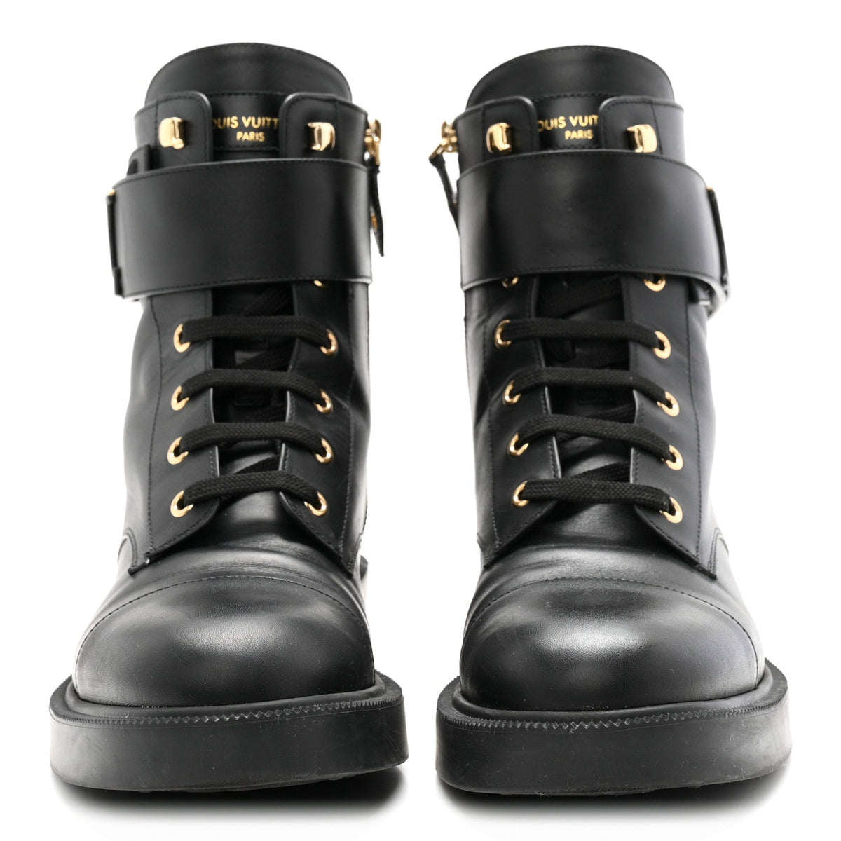 Calfskin Ranger Boots 40 Black