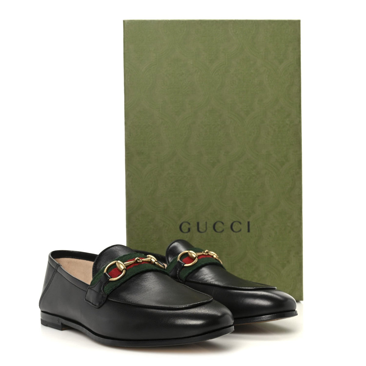 Malaga Kid Web Womens Horsebit Loafers 39.5 Black 35 Black