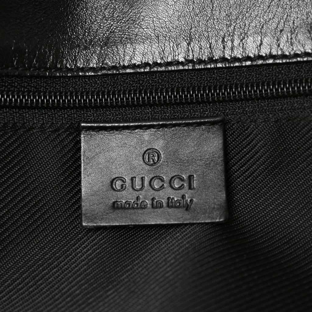Monogram Large Bucket Tote Black