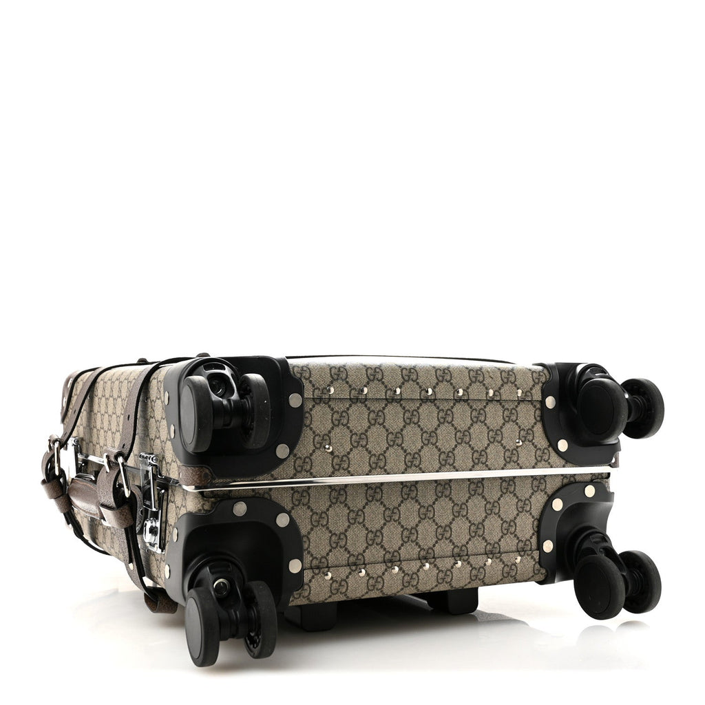 Supreme Monogram Globe-Trotter Carry-On Brown
