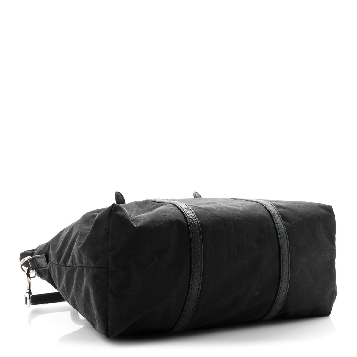 Nylon Monogram Tote Black