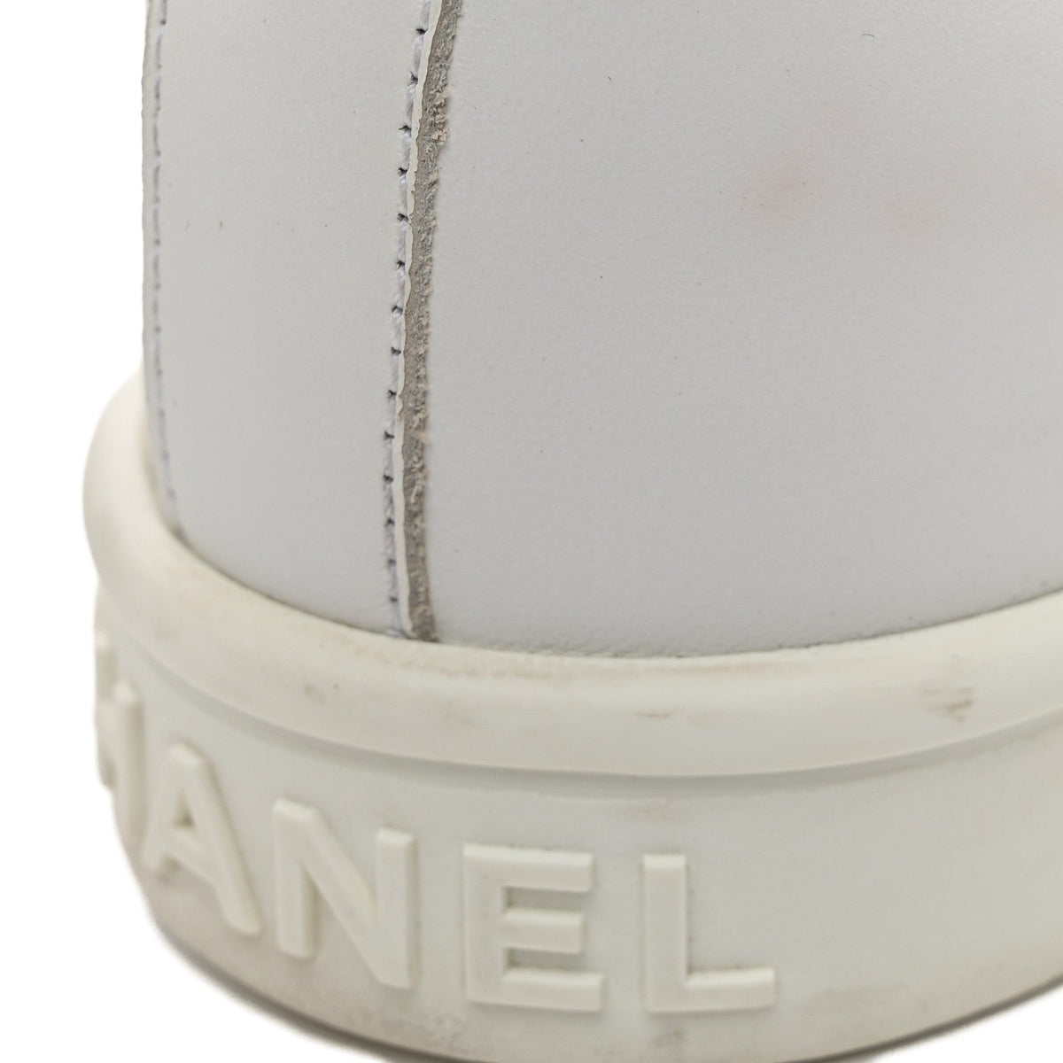 Calfskin CC Womens Sneakers 38.5 White 39.5 White