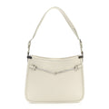 Calfskin Horsebit Slim Shoulder Bag White