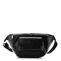 Calfskin GG Tennis Embossed Pocket Belt Bag Black
