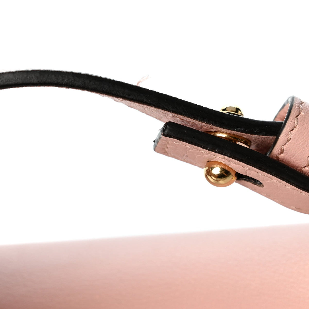 Roxy Calfskin Web Mini Blondie Shoulder Bag Powder Pink