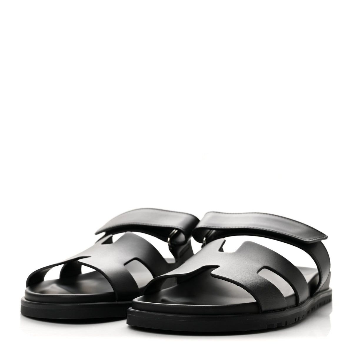 Calfskin Womens Chypre Sandals 40 Black