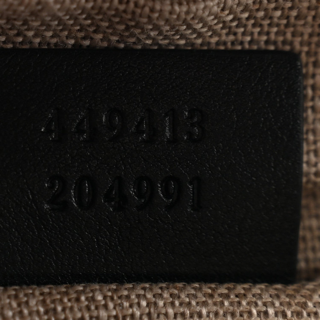 Microguccissima Mini Bree Messenger Bag Black
