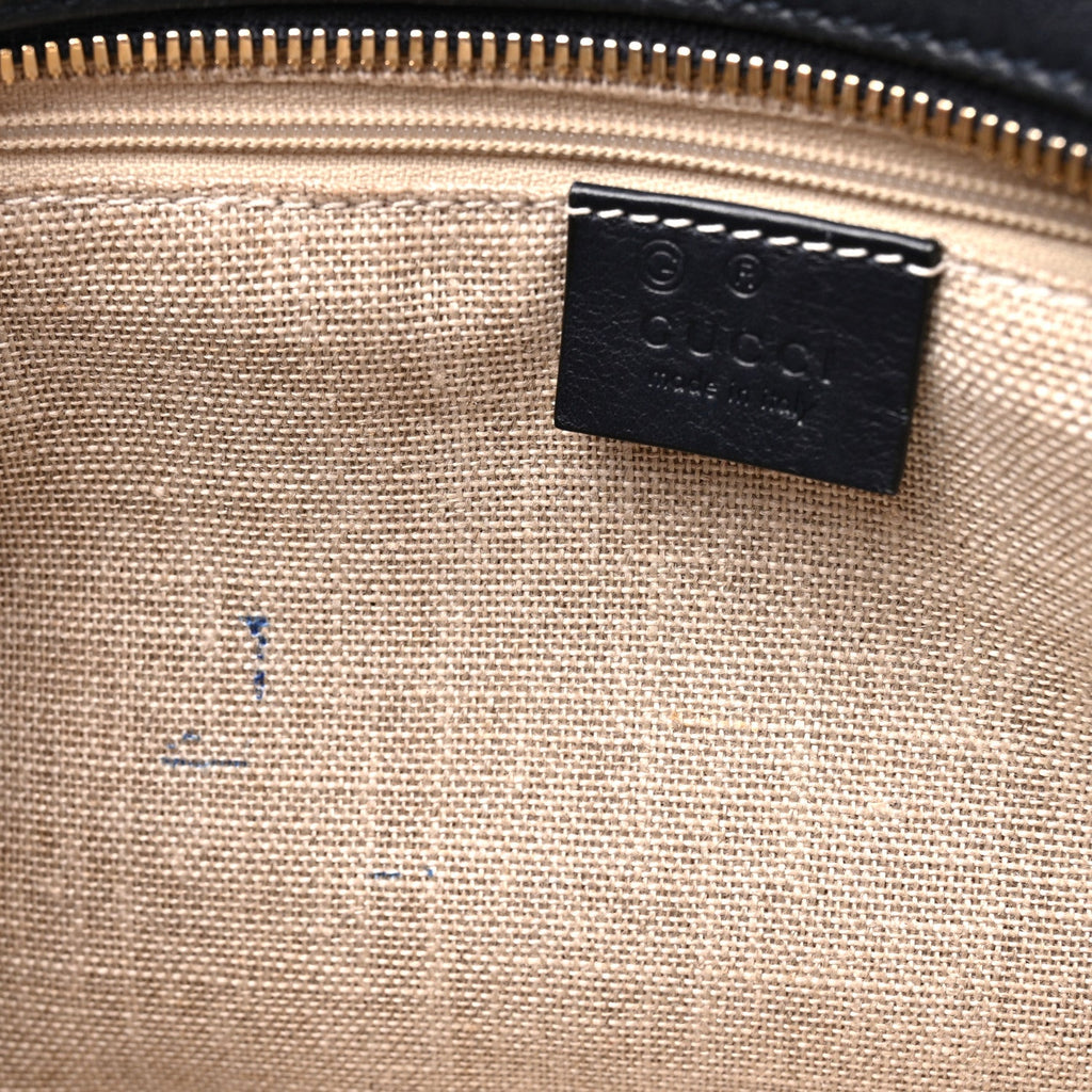 Microguccissima Medium Crossbody Bag Blue