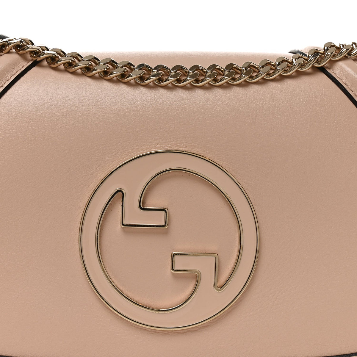 Calfskin Blondie Medium Shoulder Bag Pink