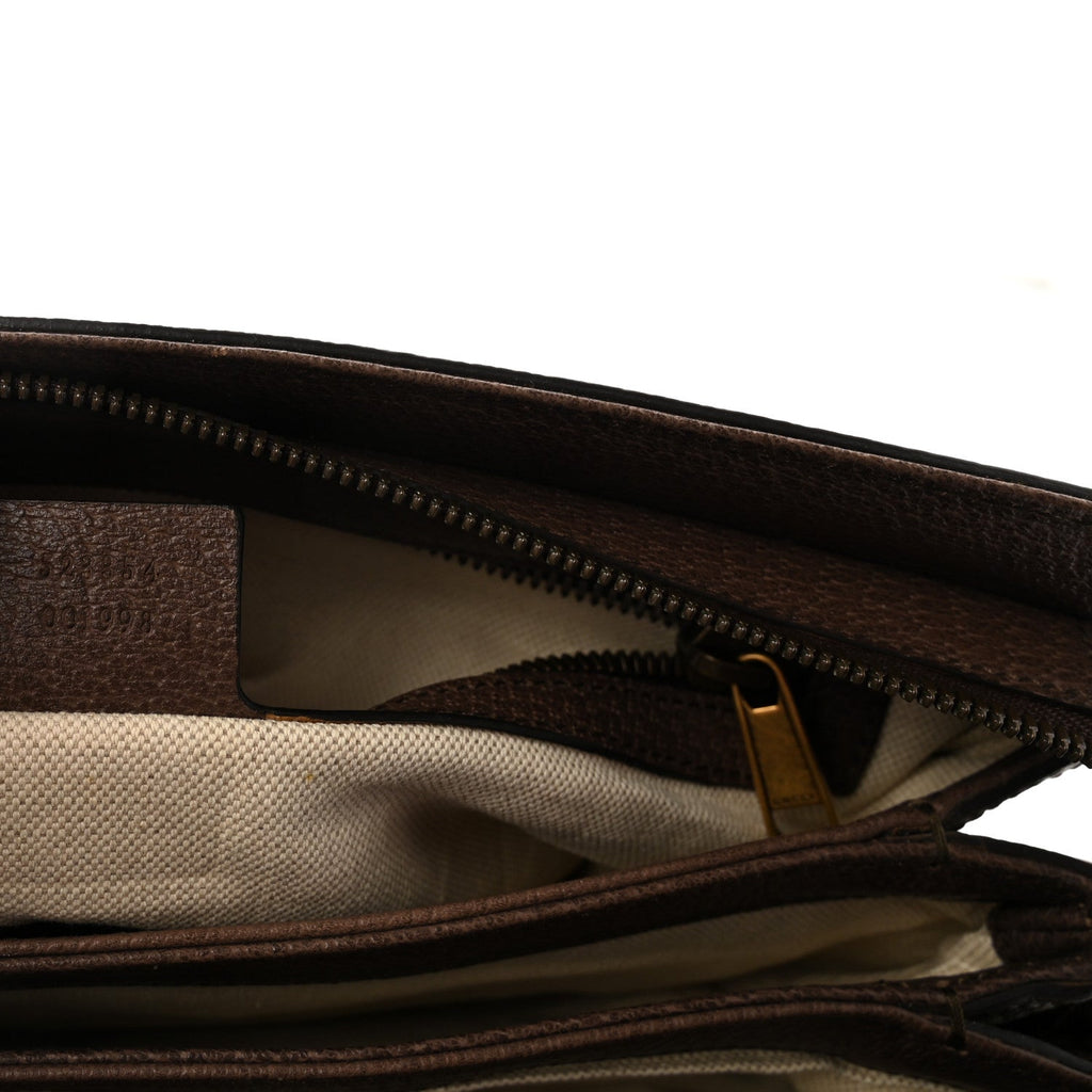 GG Supreme Monogram Web Medium Ophidia Shoulder Bag Beige New Acero