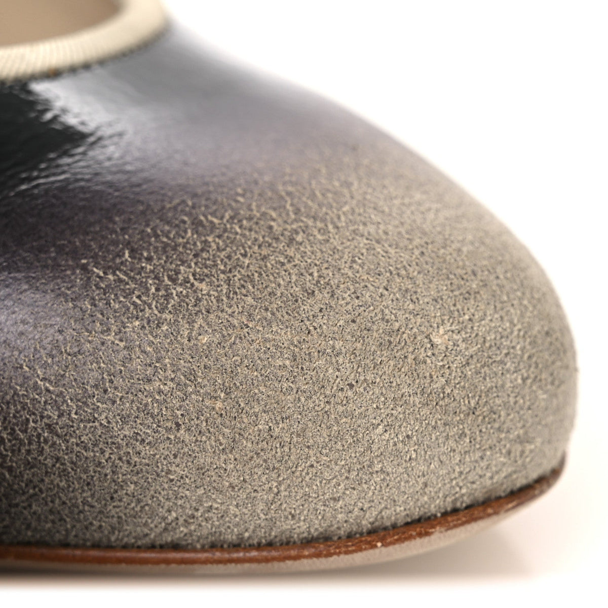 Patent Ombre Pumps 40 Beige Black