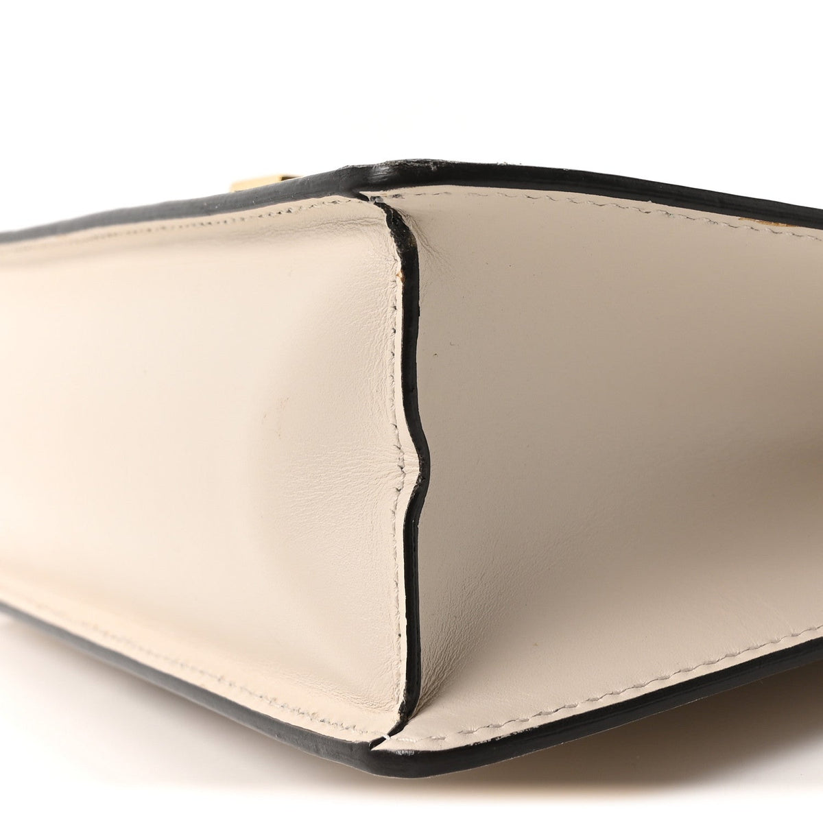 Calfskin Small Sylvie Shoulder Bag Off White