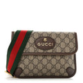 GG Supreme Web Totem Three Piece Monogram Shoulder Bag Beige New Acero