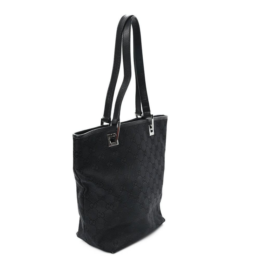 Monogram Small Bucket Tote Black
