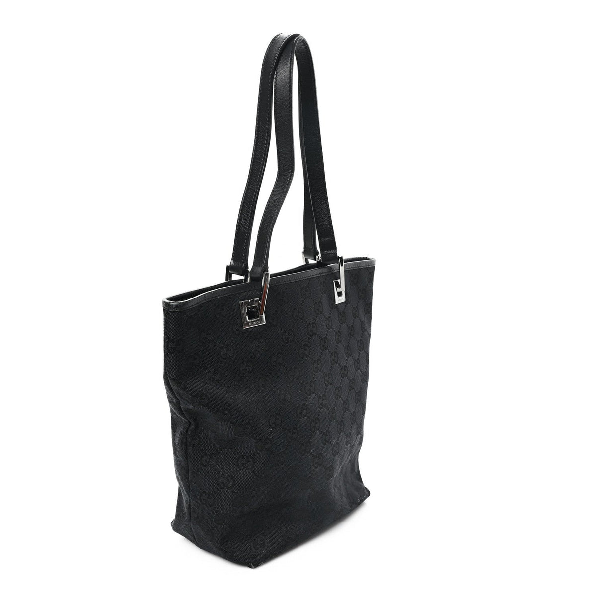 Monogram Small Bucket Tote Black