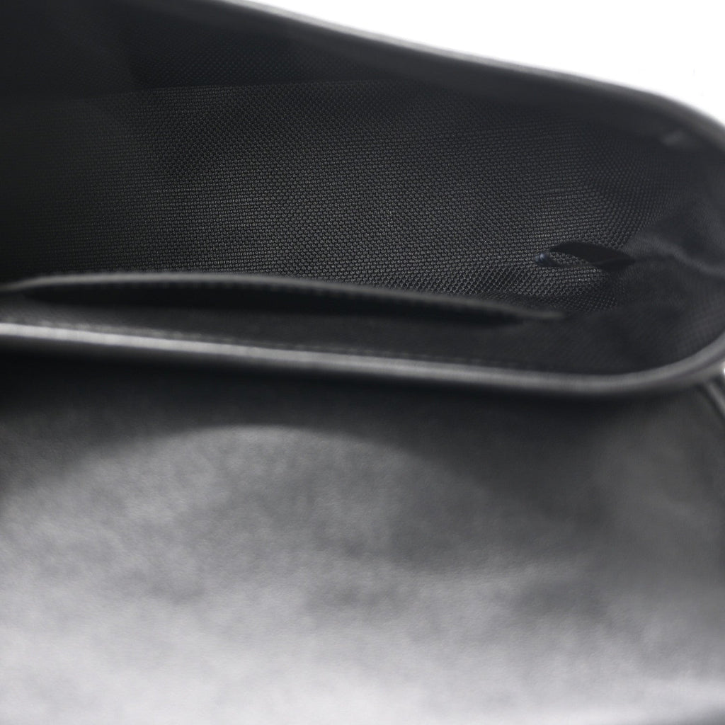 GG Calfskin Embossed Emblem Arabella Bag Black