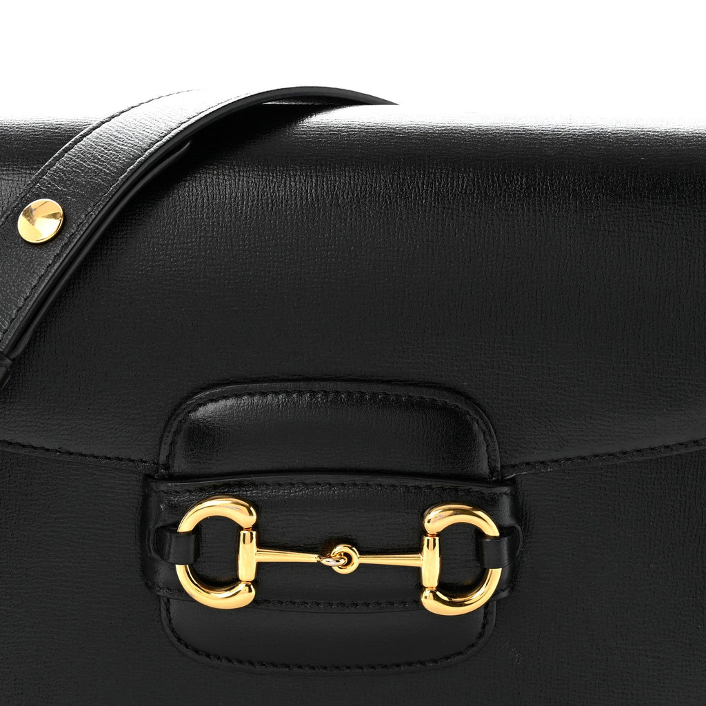 Azalea Calfskin Horsebit 1955 Shoulder Bag Black
