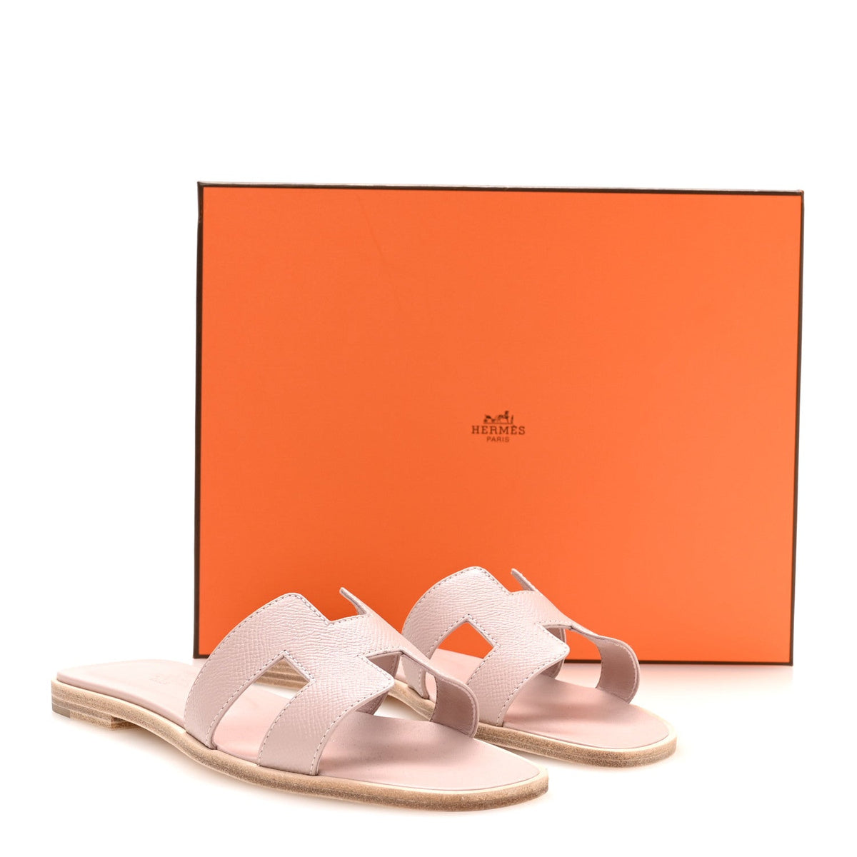 Epsom Oran Sandals 35.5 Beige Perlino