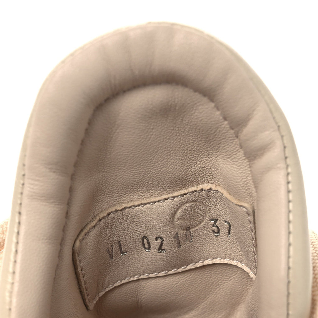 Fabric Embroidered Calfskin LV Archlight Sneakers 37 Nude