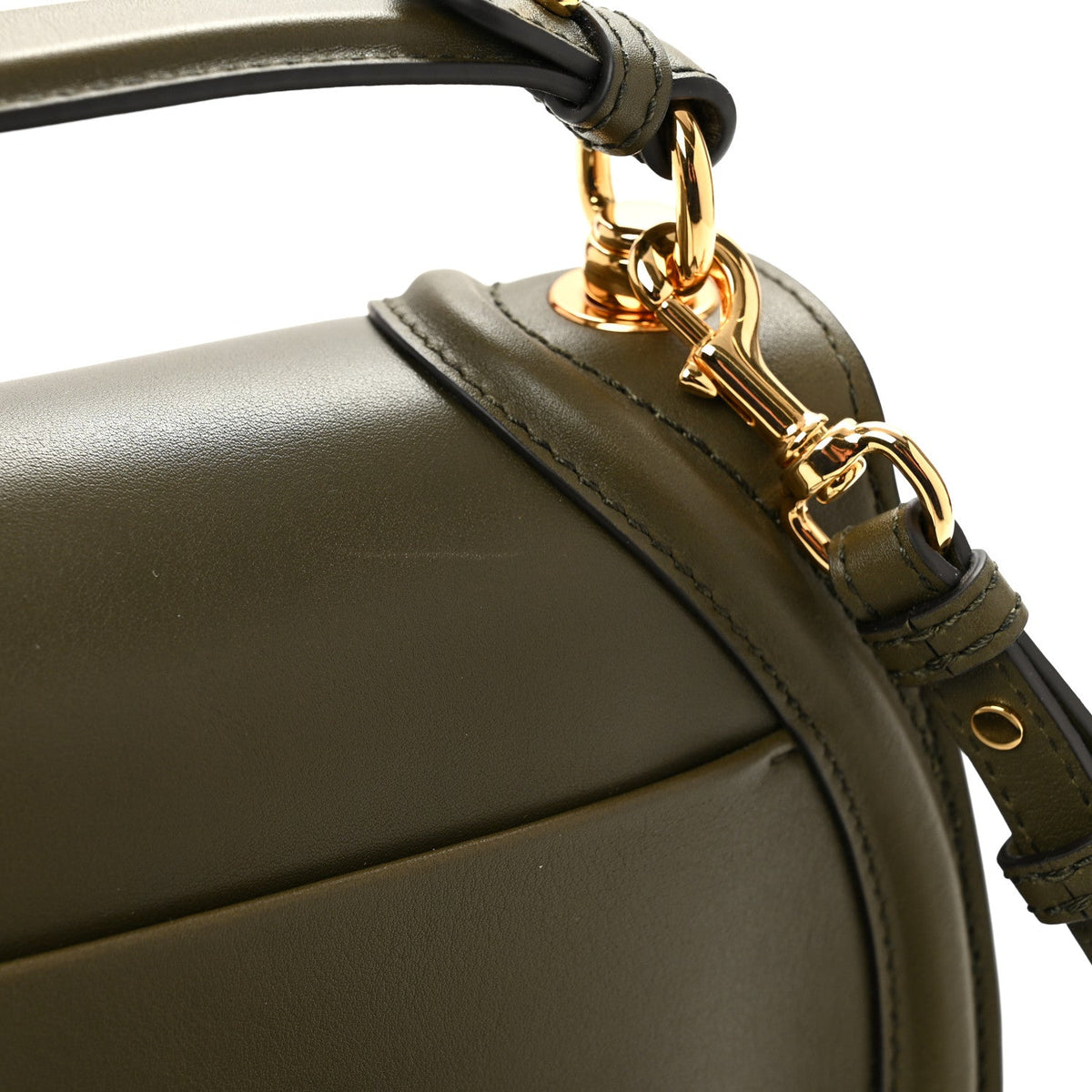 Roxy Calfskin Medium Blondie Top Handle Bag Luscious Green